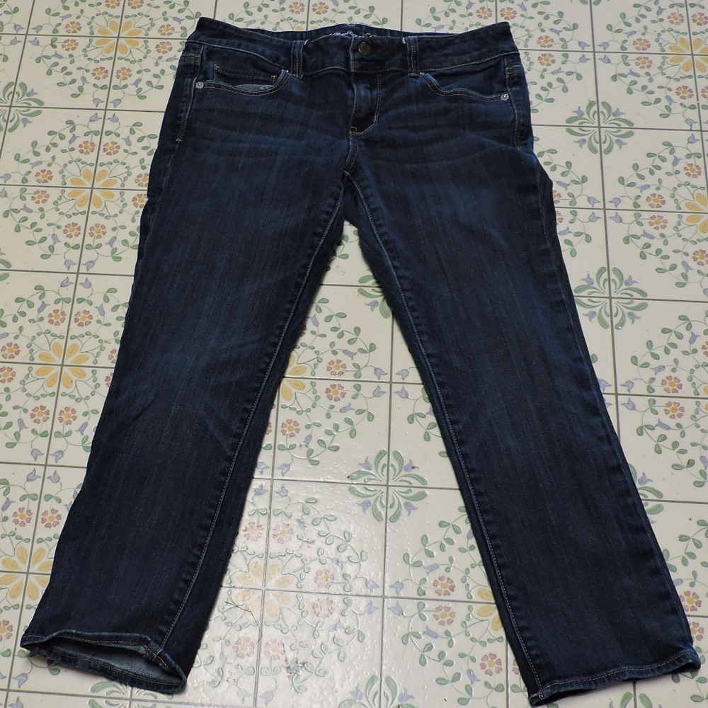 AMERICAN EAGLE - Outfitters - Stretch, low rise jeans sz 8R Blue